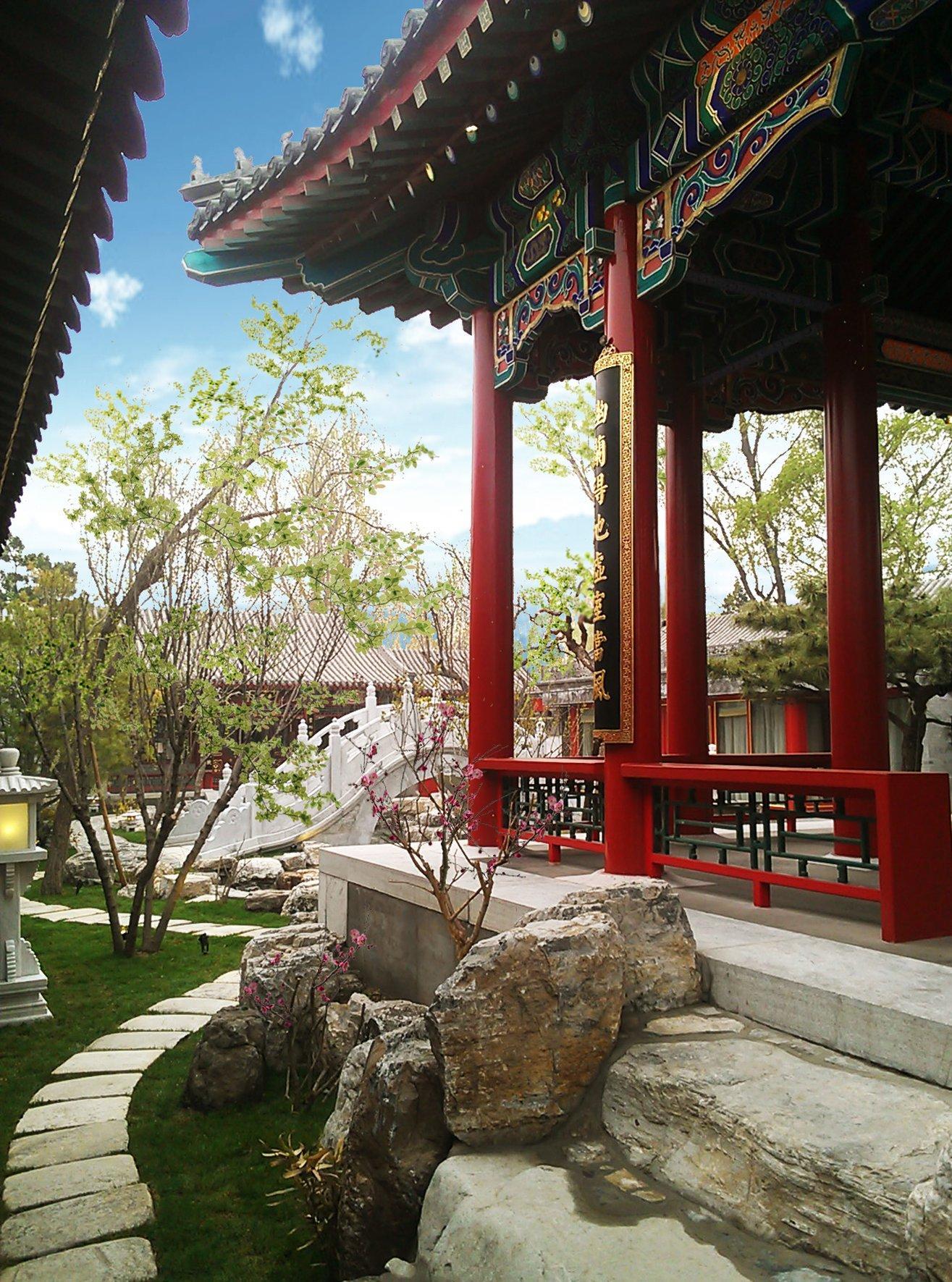 Lv Garden Huanghuali Art Galery Beijing Hotel 尹家府 外观 照片